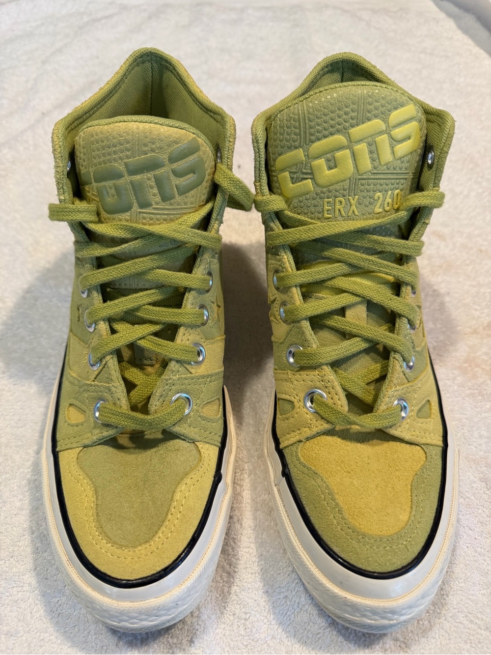 Converse ERX-260 High-Top Sneakers in Olive Green